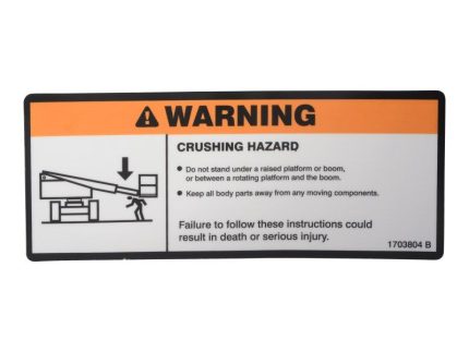 DECAL,WARNING CRUSHING