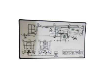 DECAL,LIFT DIAGRAM