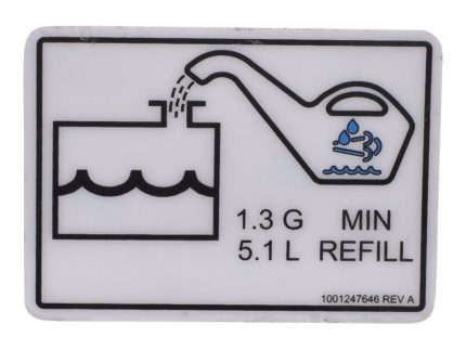 DECAL,DEF MIN. REFILL VOLUME