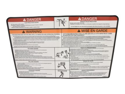 DECAL,WARNING PLT (CAN)