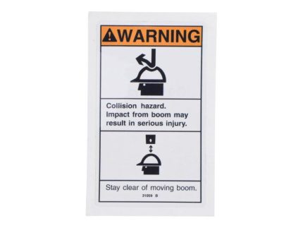 GN-DECAL, WARNING COL HAZARD