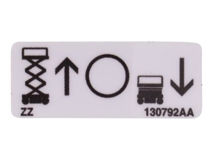 LIFT/UP/OFF/DOWN LABEL