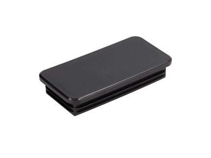 RECTANGULAR END CAP BLACK