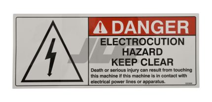 SN-DECAL DNGER ELEC HAZARD